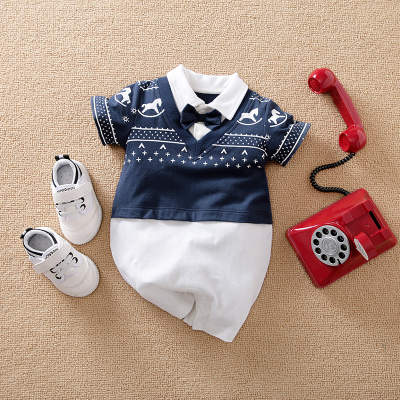 Arthur Short-Sleeved Gentleman Romper