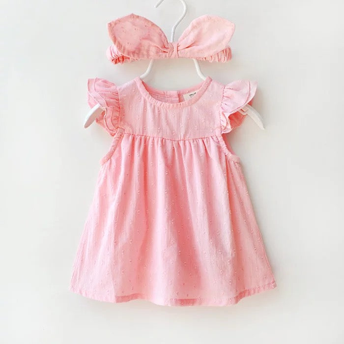 NADINE Summer Dress w/ Headband Set